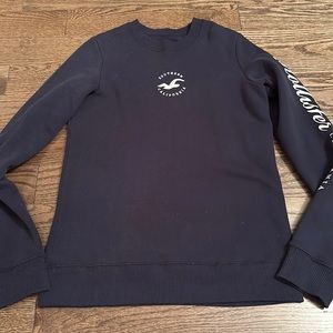 WOMENS HOLLISTER LOGO SWEATSHIRT, SIZE XXS